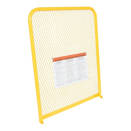 Vestil WORK PLATFORM OPTIONAL 84 IN BACK HEIGHT 36W WP-36W-84-B